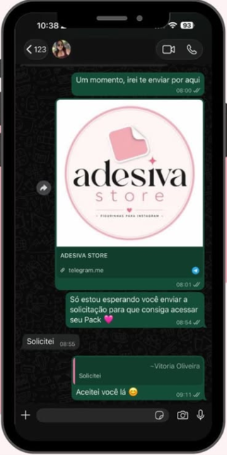 Feedback real de cliente da Adesiva Store
