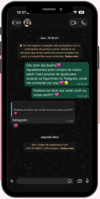 Feedback real de cliente da Adesiva Store